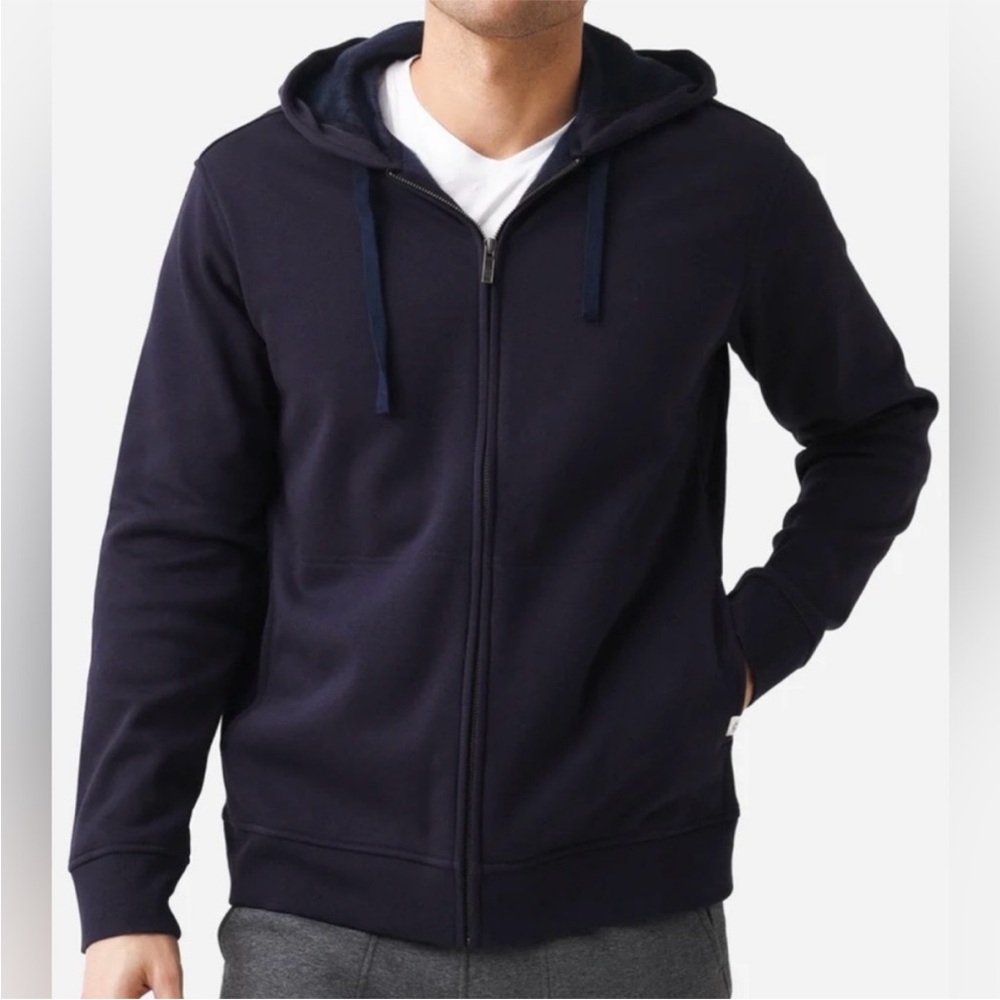 UGG Men's Dark Blue Zip-Up Hoodie
